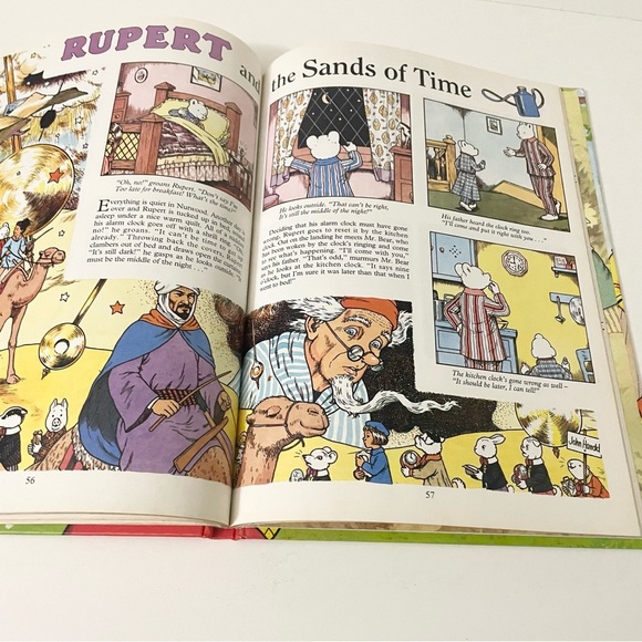 Vtg Rupert Bear Book The Daily Express Annual Storybook - Picture 13 of 16